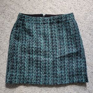 J. Crew Factory Tweed Mini Skirt